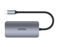 UNITEK USB-C - 2x HDMI, VGA, USB 3.1, PD (MST - 3 ekrany) D1051A - 587853 - zdjęcie 3